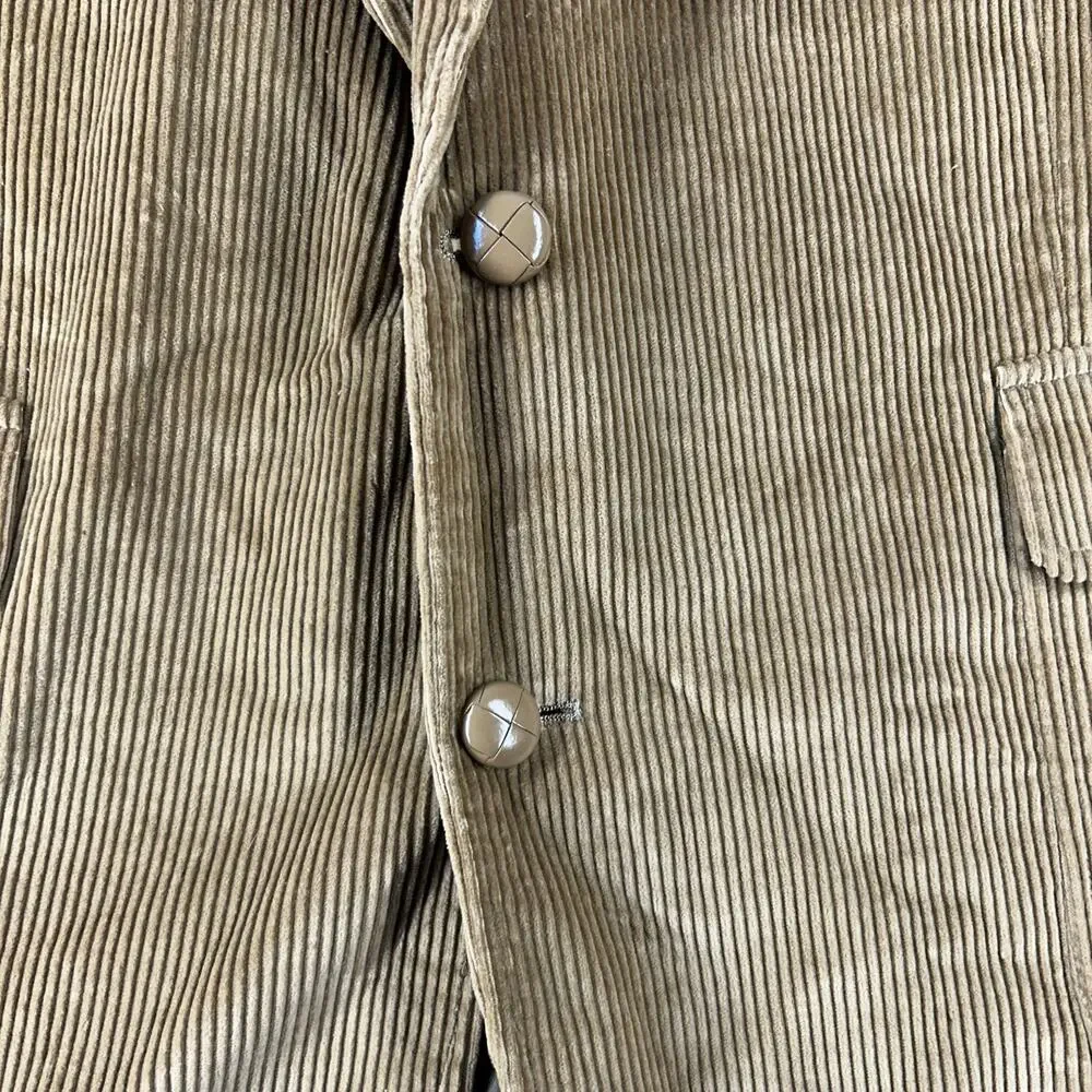 david taylor tan corduroy blazer sz 48L